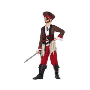 Costume for Children Multicolour Pirates (4 Pieces)