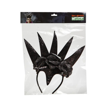 Headband Flowers Evil Queen Spikes