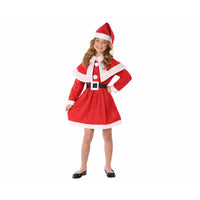Costume for Children 69208 7-9 Years Red Christmas (4 Pieces)