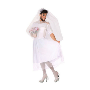 Costume for Adults White Wedding dress (2 Pieces)