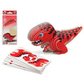 3D Puzzle Dino 18 x 8 cm Red