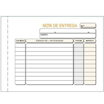 Invoice Check-book 15 x 10,5 cm (10 Units)