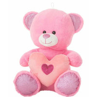 Fluffy toy Bear 16 cm Heart