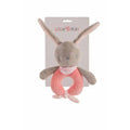 Rattle Cuddly Toy Rabbit Pink