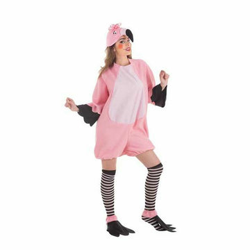 Costume for Adults Pink flamingo (4 Pieces)