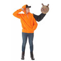 Costume for Adults Halloween Alien Orange (2 Pieces)
