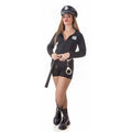 Costume for Adults Sexy Police Officer 4 Pieces Black