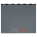 Yearly planner Finocam Grey Paper 25 x 20 cm 2025