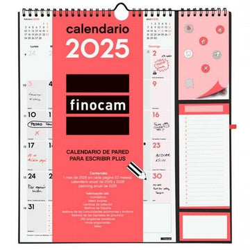 Wall calendar Finocam Paper 2025 21,5 x 32,5 cm