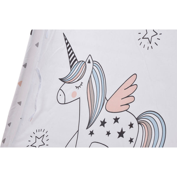 Tent DKD Home Decor Cotton Wood Unicorn (110 x 110 x 106 cm)