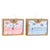 Set of clothes DKD Home Decor Blue Pink 0-6 Months Cotton Stars (2 Units)