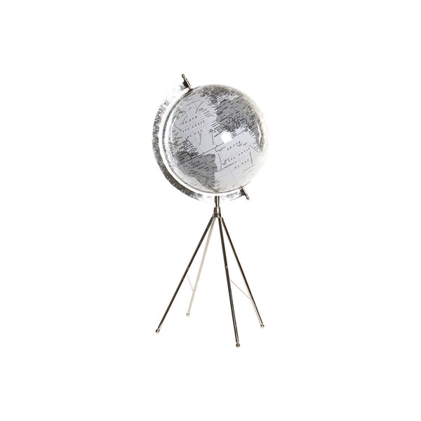 Globe DKD Home Decor White Metal Plastic 27 x 25 x 61 cm