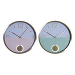 Wall Clock DKD Home Decor 30 x 5 x 30 cm (2 Units) (2 pcs)