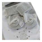 Bib and booties set DKD Home Decor 0-6 Months Cotton