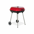 Coal Barbecue with Cover and Wheels DKD Home Decor Red (60 x 57 x 80 cm) (Refurbished B)