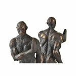 Bookend DKD Home Decor Copper Resin Men (14 x 8,4 x 25 cm)
