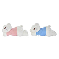 Teddy Bear DKD Home Decor 70 x 30 x 30 cm Blue Pink White Children's (2 Units)