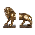 Bookend DKD Home Decor Lion Resin Modern (32 x 15 x 24,5 cm)