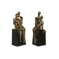 Bookend DKD Home Decor 9 x 8 x 26 cm Resin Glam
