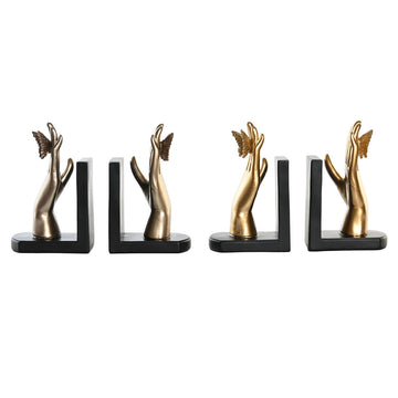 Bookend DKD Home Decor 22 x 8,5 x 17 cm Resin (2 Units)
