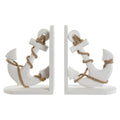 Bookend Home ESPRIT Wood Rope Anchor 17 x 12,5 x 23 cm