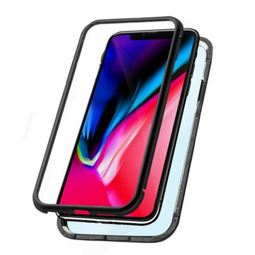 Mobile cover Iphone XS Max KSIX Magnetic (2 pcs) Black