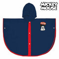 Waterproof Poncho with Hood Mickey Mouse Blue