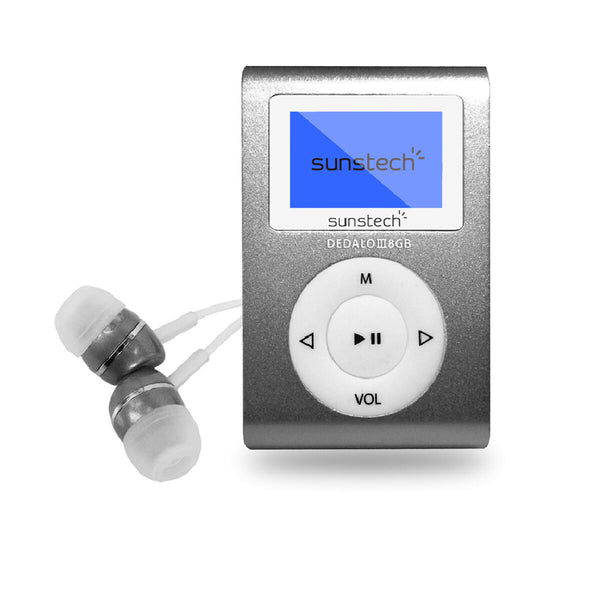 MP3 Player Sunstech DEDALOIII8GBGY 1,1" 8 GB