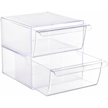 Multi-Purpose Organiser Archivo 2000 Transparent 19 x 15 x 15 cm