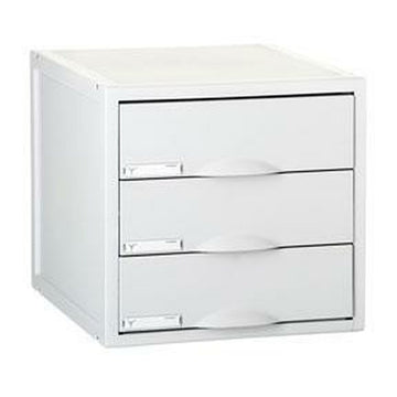 Modular Filing Cabinet Archivo 2000 ArchiSystem 3 drawers Grey 35,6 x 31,6 x 20,3 cm