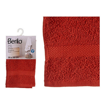 Bath towel Terracotta colour