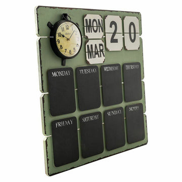 Wall calendar Alexandra House Living Iron Mango wood 70 x 7 x 70 cm