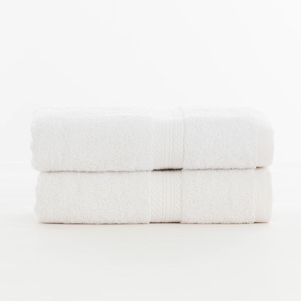 Bath towel SG Hogar White 50 x 100 cm 50 x 1 x 10 cm 2 Units