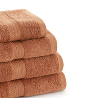 Bath towel SG Hogar Orange 50 x 100 cm 50 x 1 x 10 cm 2 Units