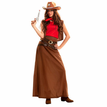 Costume for Adults My Other Me Red Cowgirl M/L (Refurbished A)