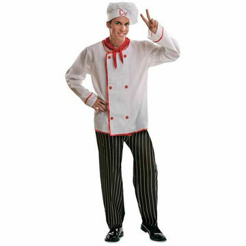 Costume for Adults My Other Me Male Chef White/Black M/L