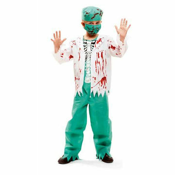 Costume for Children My Other Me Surgeon Skeleton Doctor Robe 4 Pieces (4 Pieces)