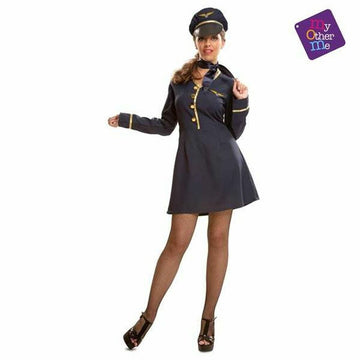 Costume for Adults My Other Me Air Hostess Aeroplane Pilot (3 Pieces)