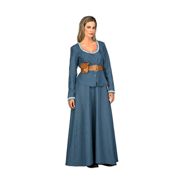 Costume for Adults My Other Me Western Girl Blue M/L