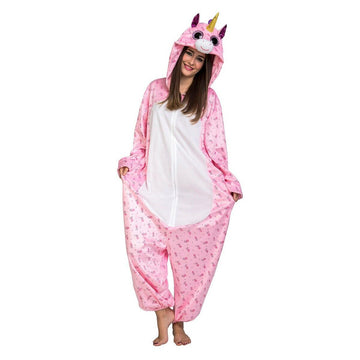 Costume for Adults My Other Me Big Eyes Unicorn Pink