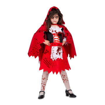 Costume for Children My Other Me Bloody Little Red Riding Hood 5-6 Years (3 Pieces)