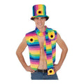 Costune accessories My Other Me Multicolour Rainbow S 59 cm 155 x 10 cm Hat Scarf