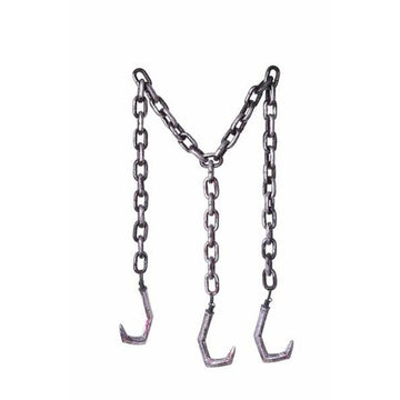 Costune accessorie My Other Me 180 X 55 X 5 cm Chains Butcher Grey PVC (12)