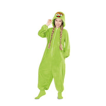 Costume for Children My Other Me Oscar the Grouch Sesame Street Green