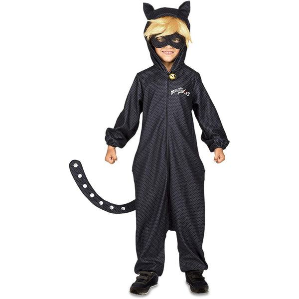 Costume for Children Black 10-12 Years Cat