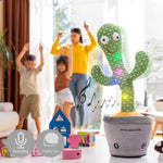 Dancing Talking Plush Cactus with Music and Multicolour LED Pinxi InnovaGoods