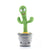 Dancing Talking Plush Cactus with Music and Multicolour LED Pinxi InnovaGoods