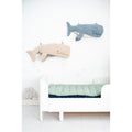 Fluffy toy Crochetts Blue Whale 29 x 84 x 14 cm 2 Pieces