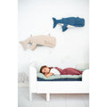 Fluffy toy Crochetts Blue Whale 29 x 84 x 14 cm 2 Pieces