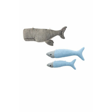 Set of soft toys Crochetts Whale Fish 3 Pieces